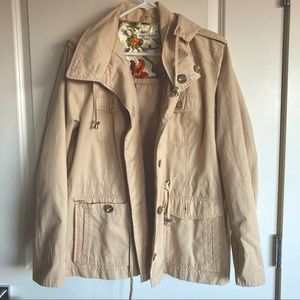 Steve Madden Raincoat, detachable hood